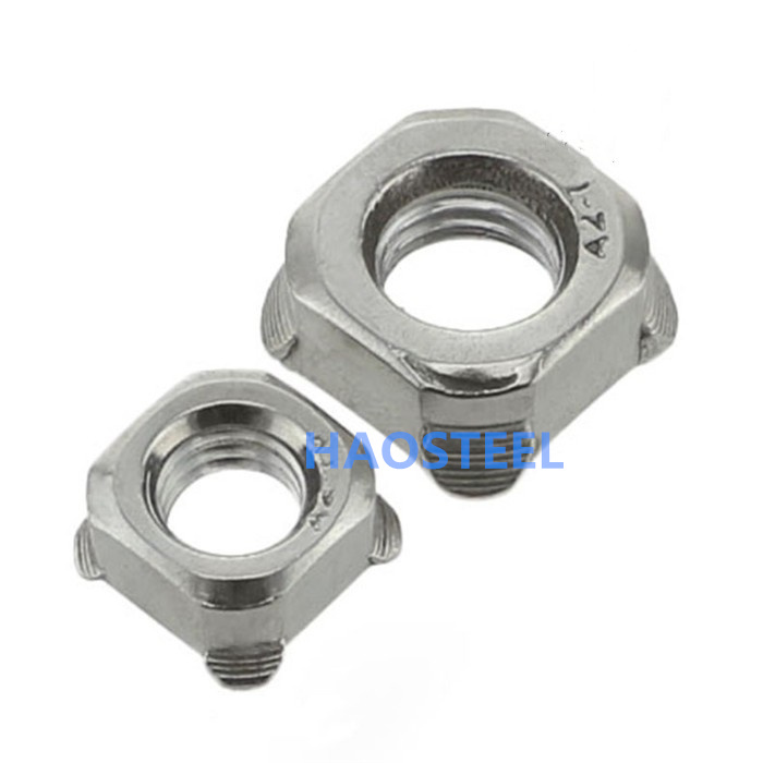 Stainless steel welding nut